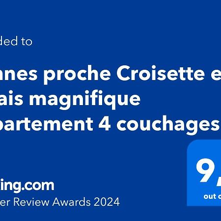 Cannes Proche Croisette Et Palais Magnifique Appartement 4 Couchages Εξωτερικό φωτογραφία